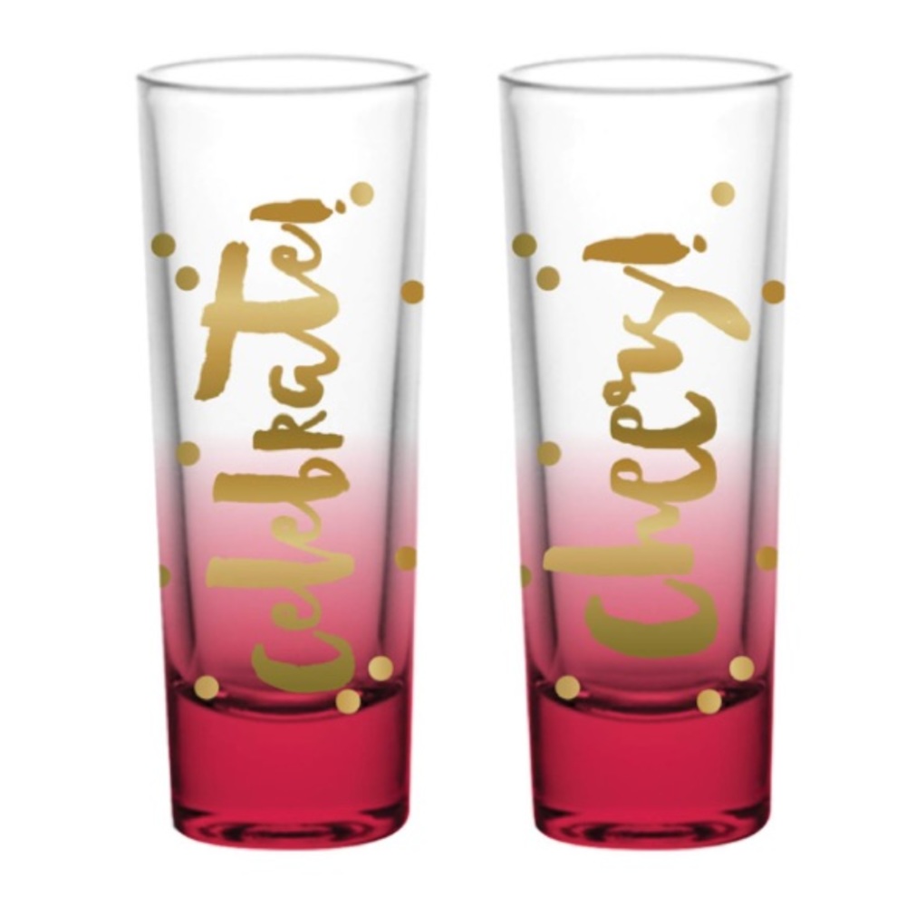 Slant collections | holiday shot glasses set of 2